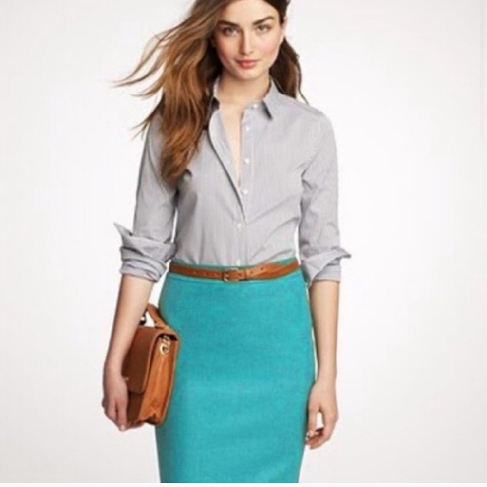 J Crew No. 2 Pencil Skirt/Wool